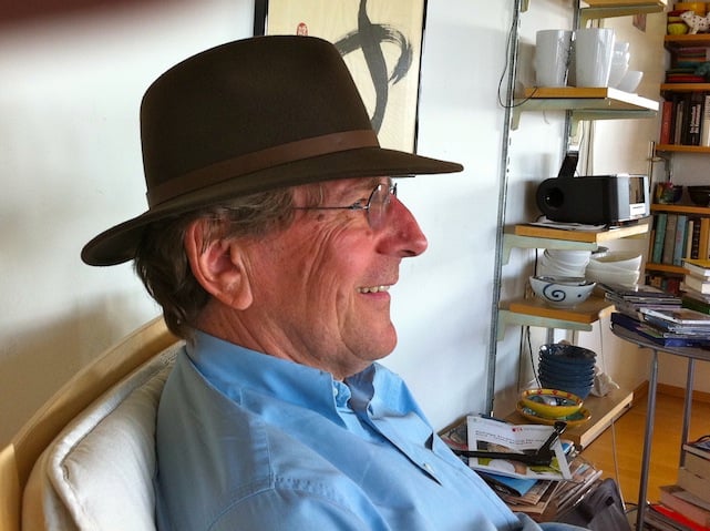 Reinhard Haberfellner im Gespräch mit Hut