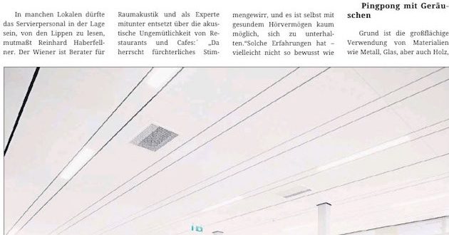 Vom Dämpfen des Stimmengewirrs