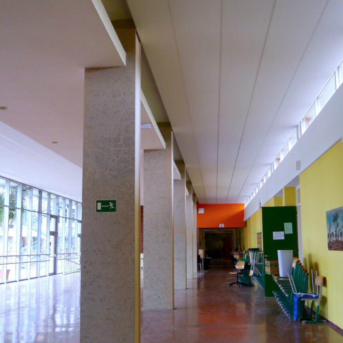 Der Pausenraum nach Fertigstellung