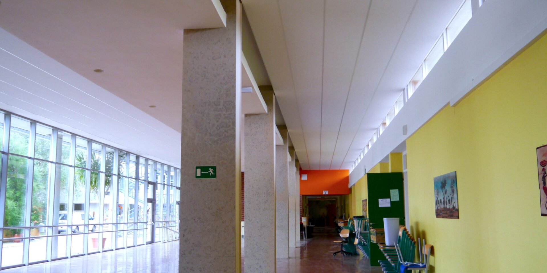 Der Pausenraum nach Fertigstellung