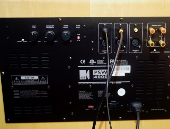 KEF PSW 4000 Rückwand