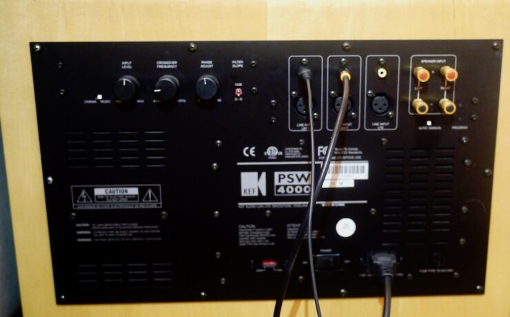 KEF PSW 4000 Rückwand