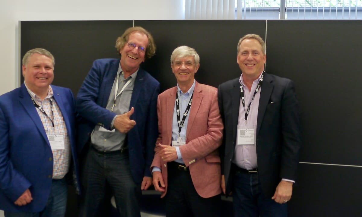 Bob Stuart, Spencer Chrislu, Ken Forsythe and Reinhard Haberfellner