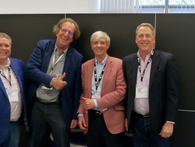 Bob Stuart, Spencer Chrislu, Ken Forsythe and Reinhard Haberfellner