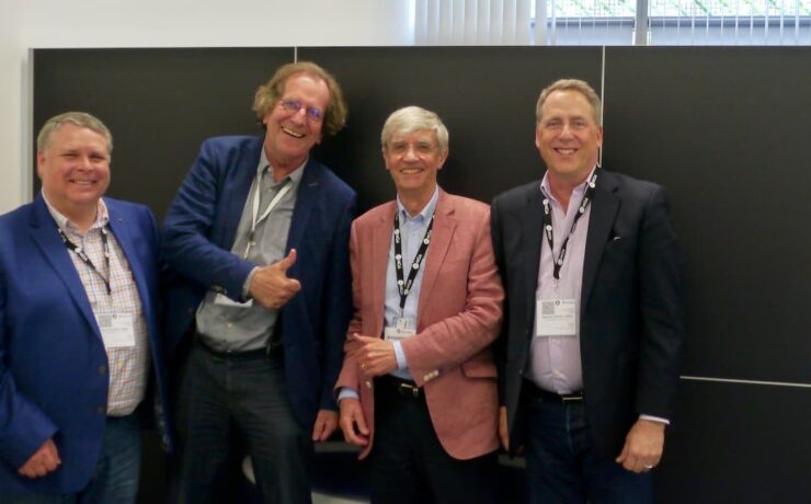 Bob Stuart, Spencer Chrislu, Ken Forsythe and Reinhard Haberfellner