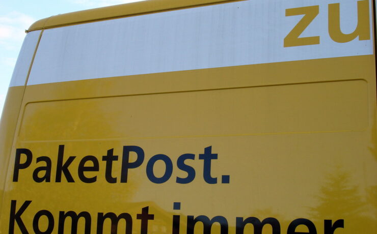 Paketauto der Post