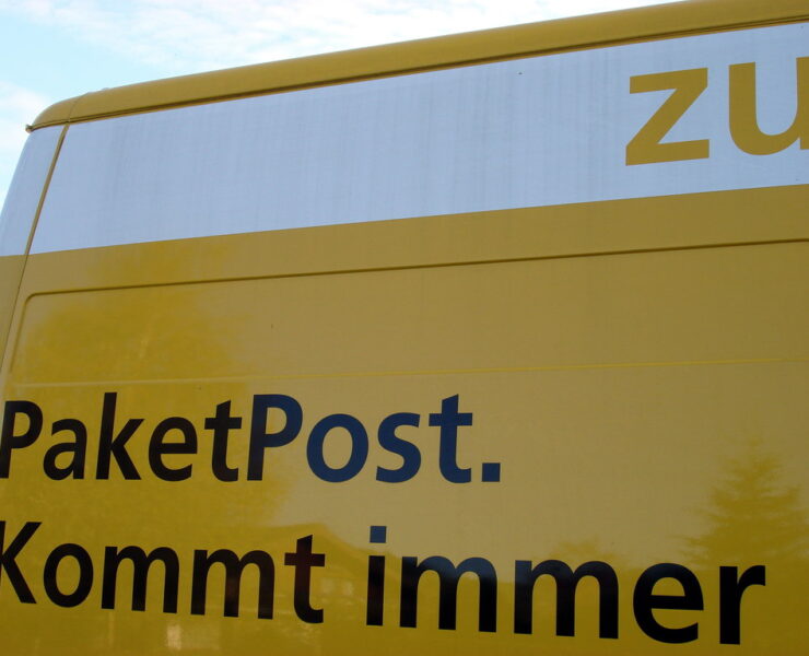 Paketauto der Post