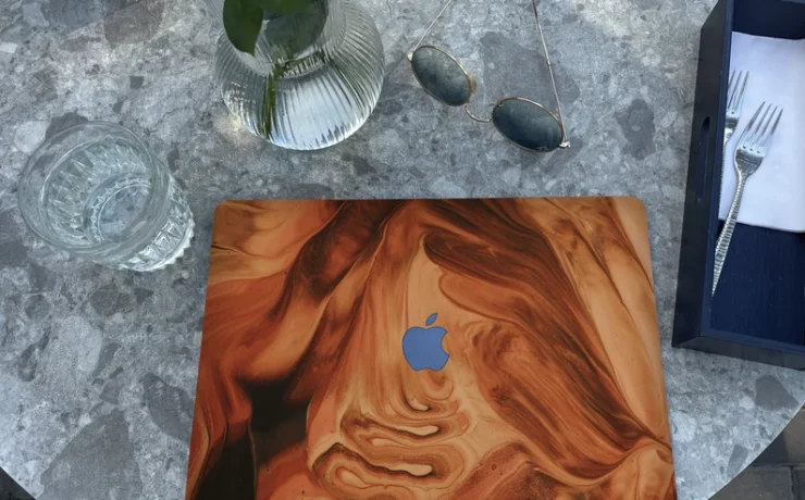 Macbook Hülle im Holzdesign von MonkeyCase ETSY