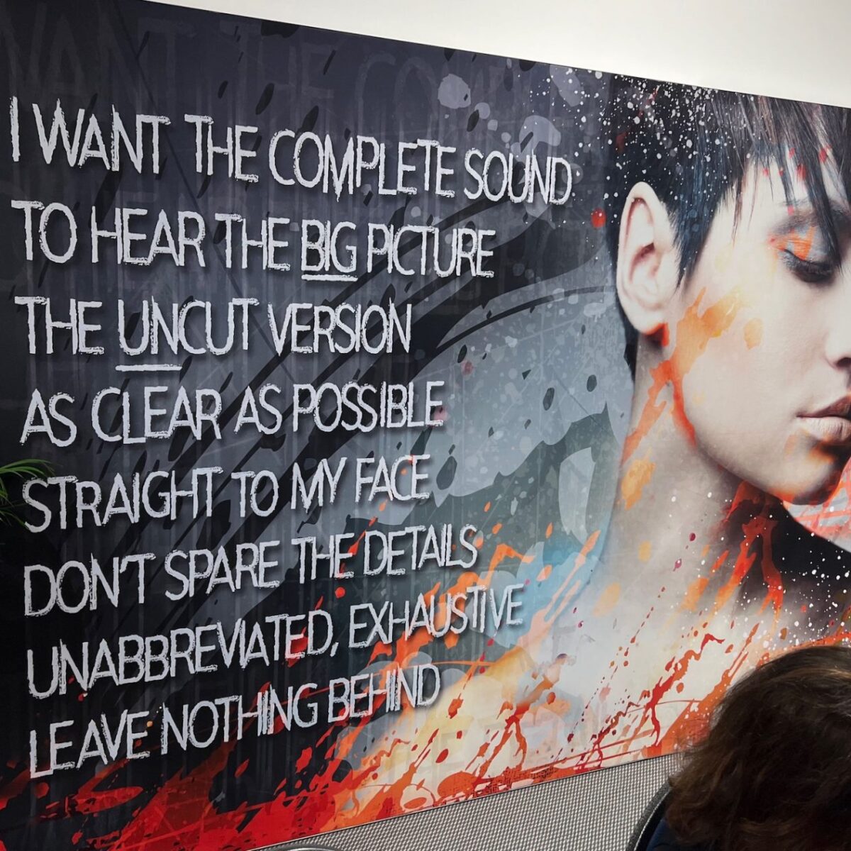 Könnte das Motto der Messe sein - Totem Werbung