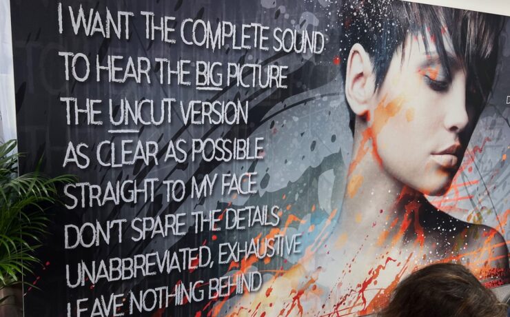 Könnte das Motto der Messe sein - Totem Werbung