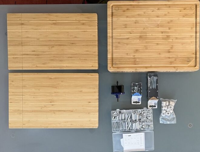 3 Ikea Schneidbretter als Ausgangsmaterial