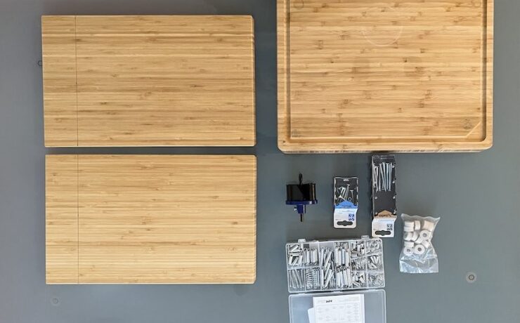 3 Ikea Schneidbretter als Ausgangsmaterial