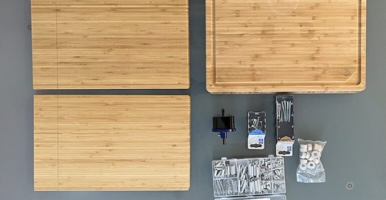 3 Ikea Schneidbretter als Ausgangsmaterial