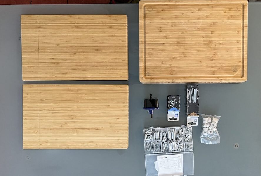 3 Ikea Schneidbretter als Ausgangsmaterial