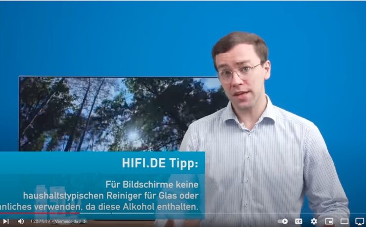 Video über TV putzen von Hifi.de