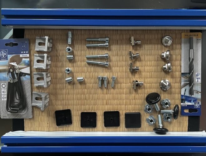 Alle wesentlichen Bestandteile auf einem Bild