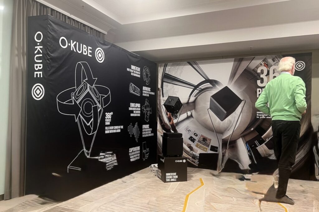 Auf der HiFi Deluxe immer ein Exoten-Treff - hier der Q-Cube