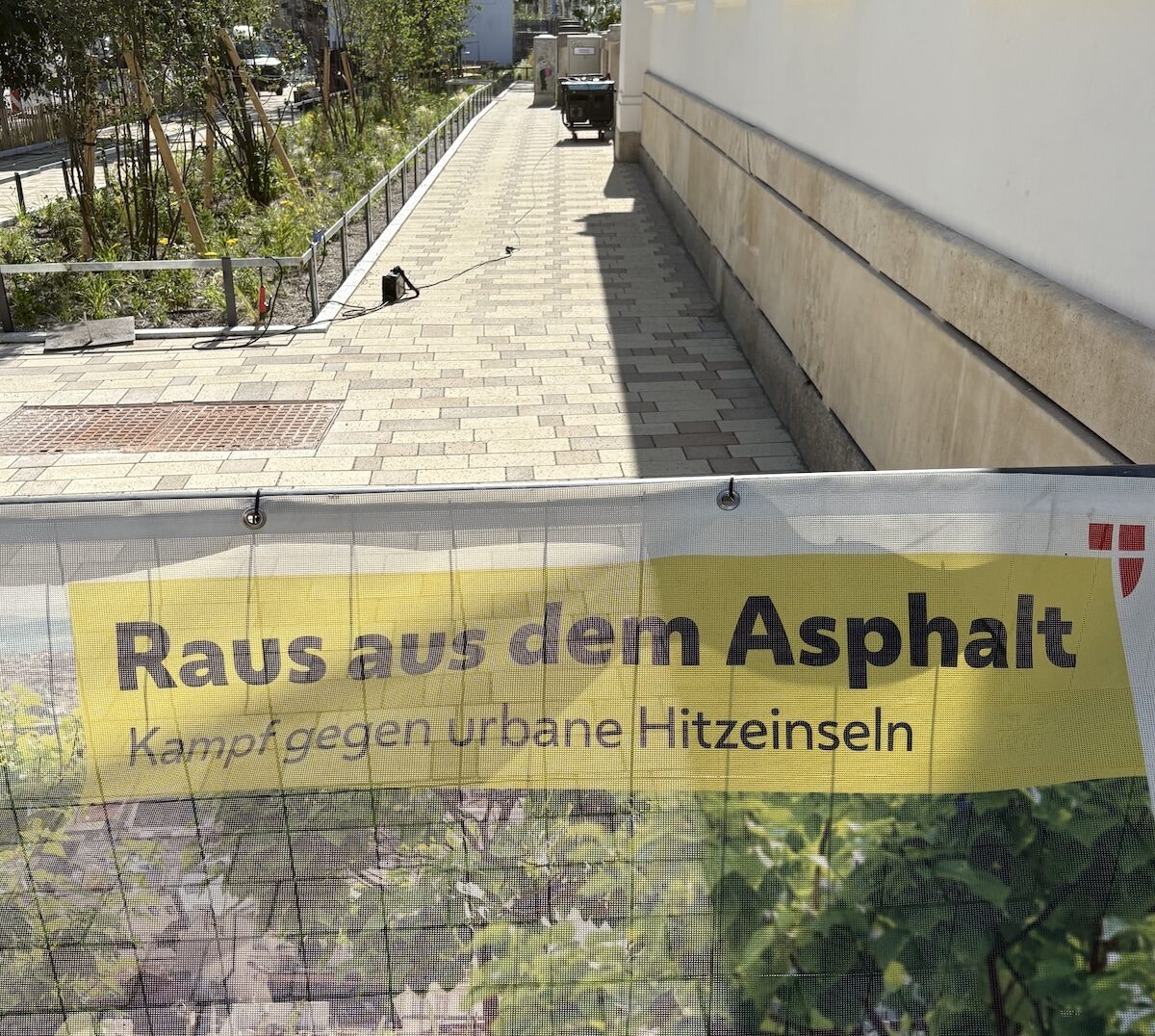 Raus aus dem Asphalt - rein ins teure Pflaster