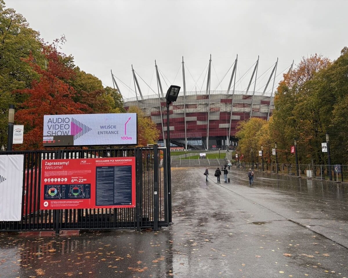 Von allen Seiten beeindruckend - Das Stadion von Warschau
