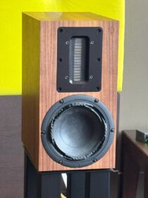 Der Woofer ist nicht kaputt sondern schwingt mit dieser Sicke am besten. Oephi weiss warum.