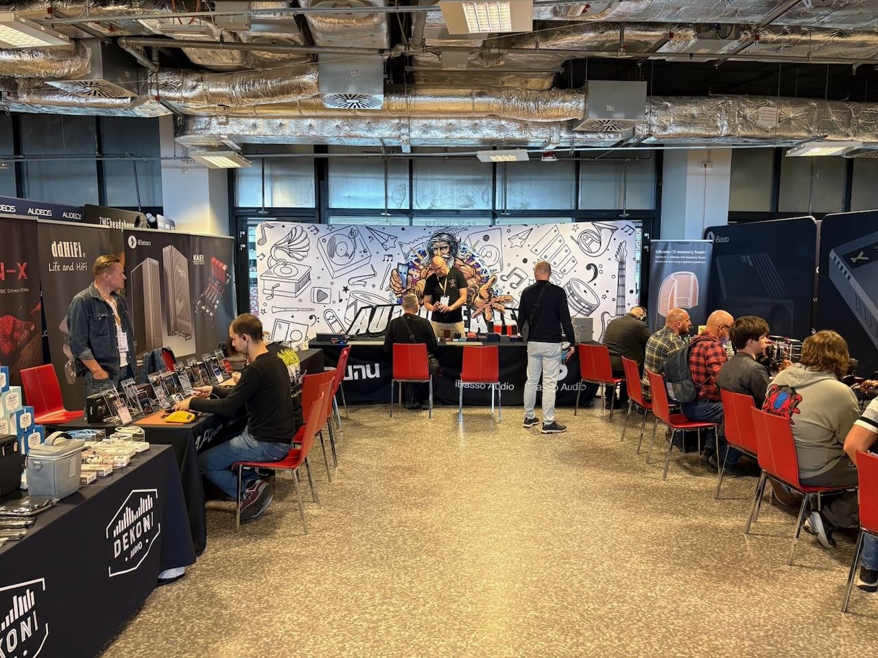 Wer will noch mal, wer hat noch nicht Kopfhörer gehört.