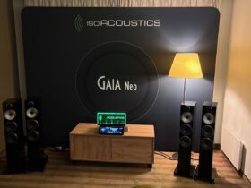 Beste Vorführung von Isolatoren bei ISO Acoustics die neuen Gaias