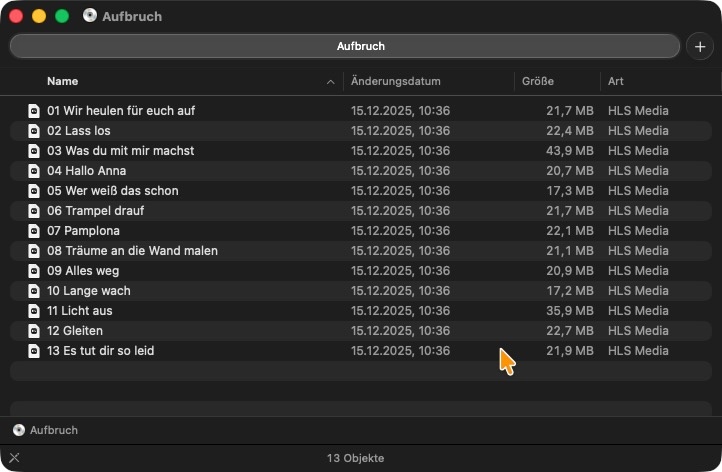 Neues HLS Format als Kauf , wer will das ? 